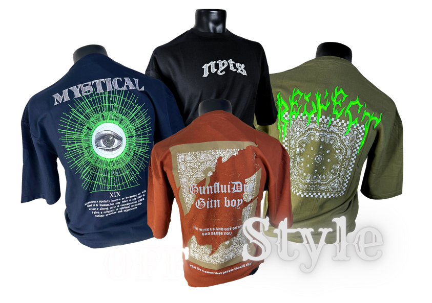 Off Style Punk Oversize T-shirts